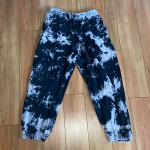 Garage tie dye sweatpants joggers